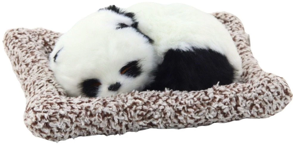 Lean Toys Dekoratyvinė figūrėlė - mieganti panda ant pagalvės