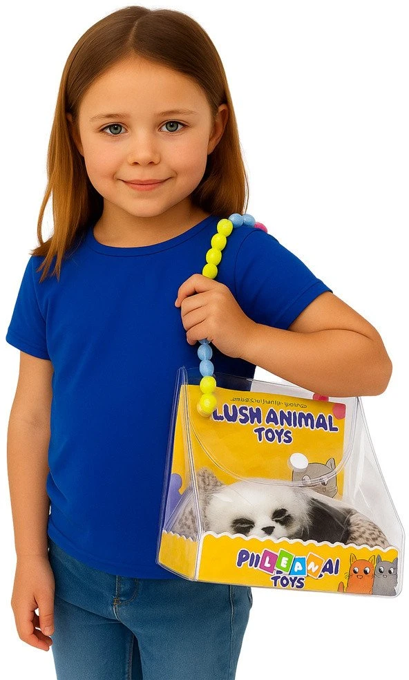 Lean Toys Dekoratyvinė figūrėlė - mieganti panda ant pagalvės