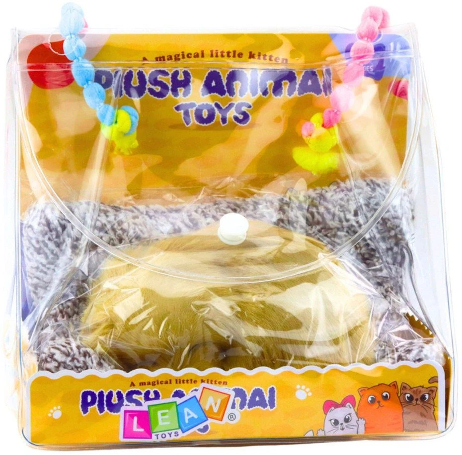 Lean Toys Miegantis Labradoro Šuniukas Ant Pagalvės Su Krepšiu