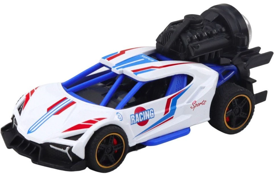 Lean Toys Sportinis automobilis su šviesomis, garsais ir dūmų efektu 1:36