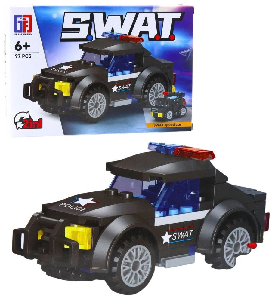 Lean Toys Konstruktorius transporto priemonės SWAT 8in1 92-117 vnt.