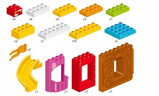 Lean Toys Bounn KONSTRUKCIJOS BLOKAI GERIAUSIA DOVANA VAIKUI DIDELIS KEKO RINKINYS 209 Vnt.