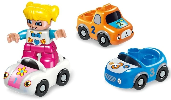 Lean Toys Bounn KONSTRUKCIJOS BLOKAI GERIAUSIA DOVANA VAIKUI DIDELIS KEKO RINKINYS 209 Vnt.