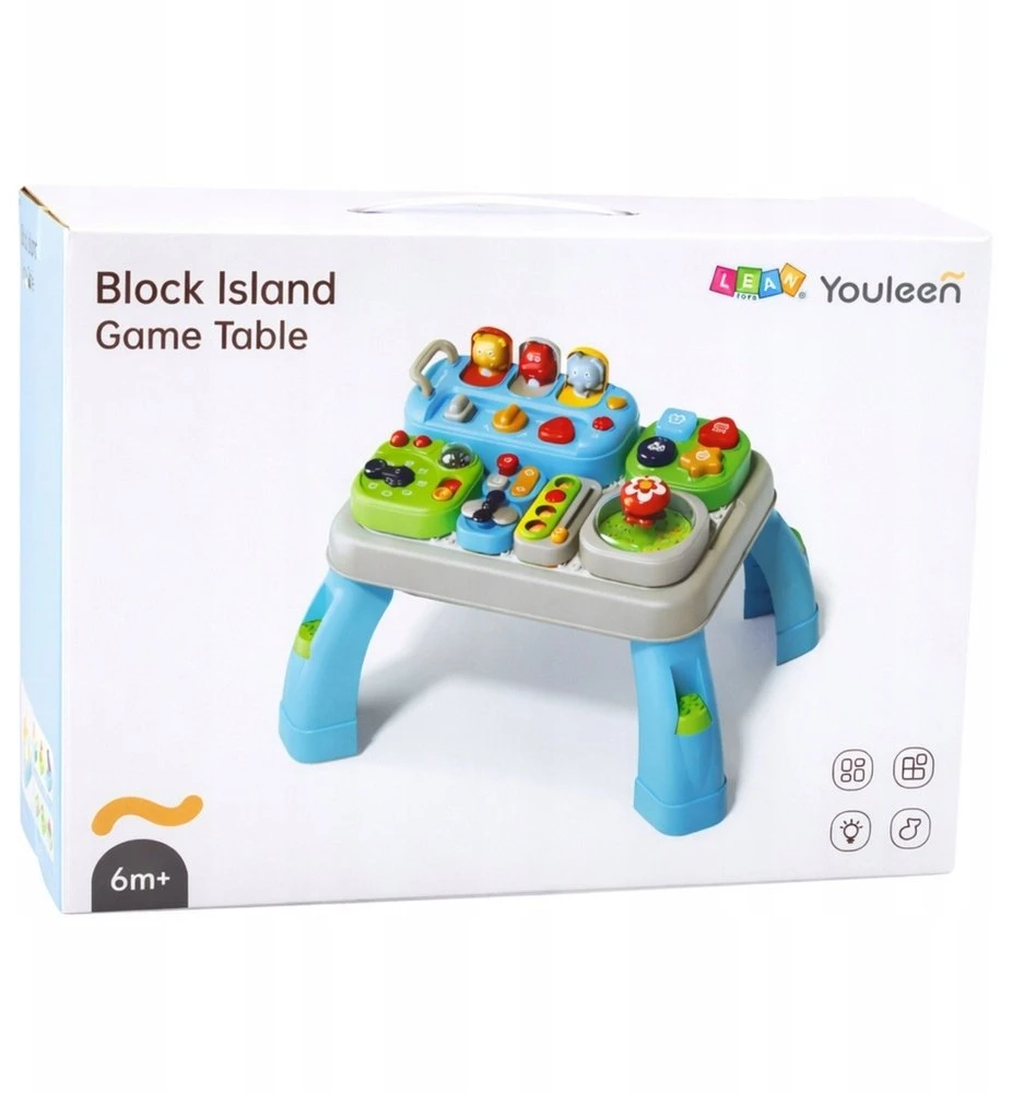 Lean Toys Interaktyvus žaidimų stalas spalvotas