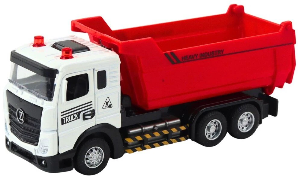 Lean Toys Žaislinis sunkvežimis su metaline kabina ir garsais