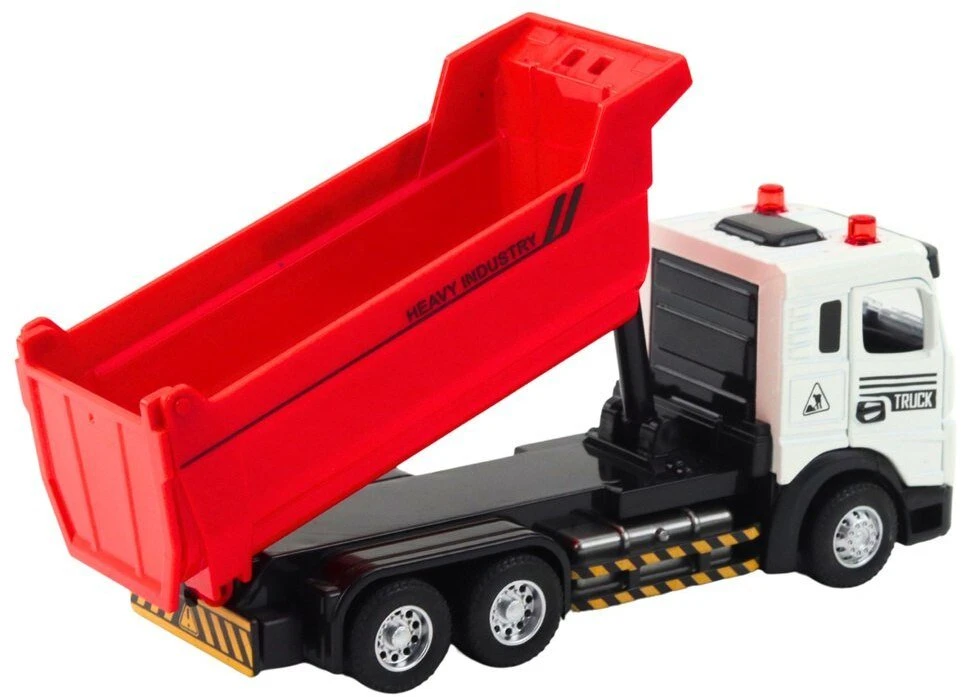 Lean Toys Žaislinis sunkvežimis su metaline kabina ir garsais
