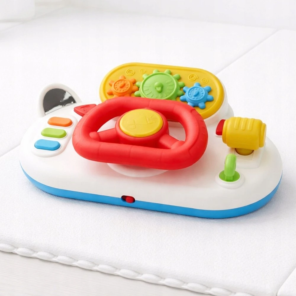 Lean Toys Interaktyvus vairas su garsais ir šviesomis