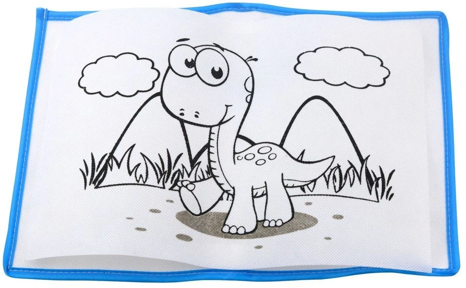 Lean Toys Drobės tapybos lenta su plaunamais žymekliais 30x20 cm