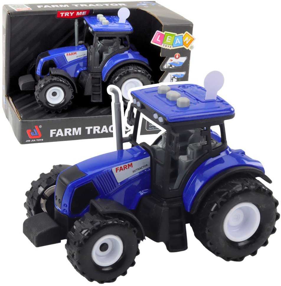 Lean Toys Žaislinis Ūkininko Traktorius su Šviesomis ir Garsais