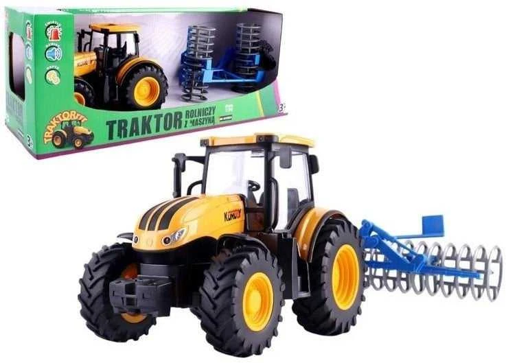 Lean Toys LeanToys traktorius su diskinėmis akėčiomis PROkids 08421