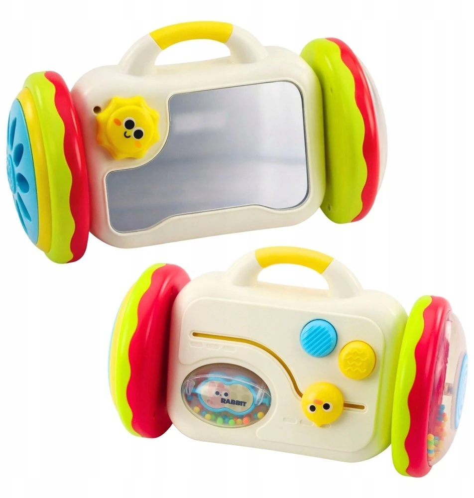 Lean Toys Interaktyvus mokomasis žaislas vaikams su veidrodžiu