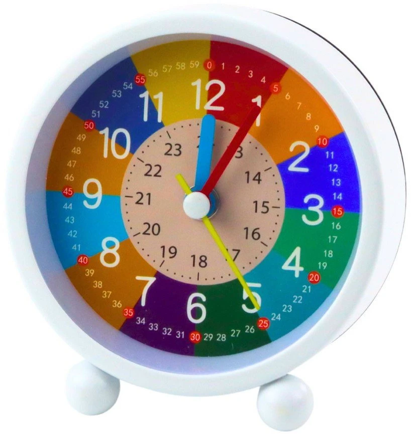 Lean Toys Vaikiškas žadintuvas be garso, 9 cm