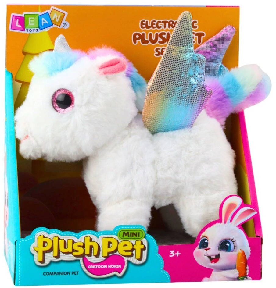 Lean Toys Interaktyvus pliušinis vienaragis 21 cm