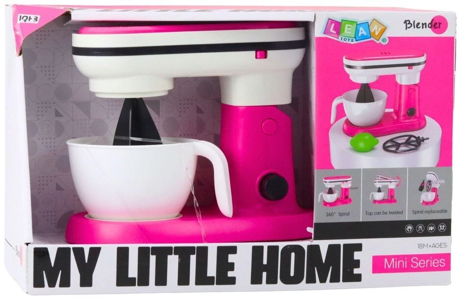 Lean Toys Virtuvinis žaislinis mikseris My Little Home su priedais