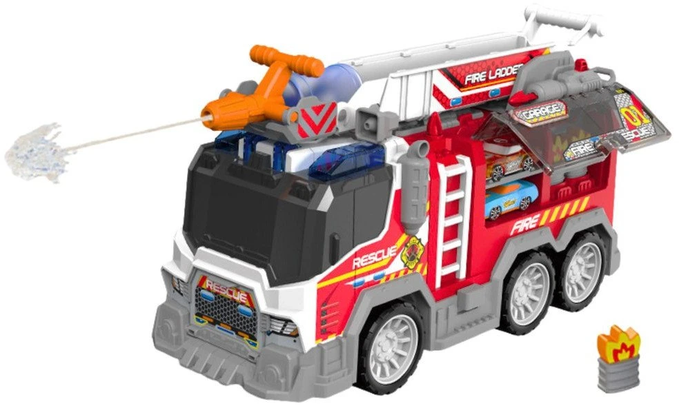 Lean Toys Gaisrinė mašina su šviesomis ir garsais 35.5x13x17 cm