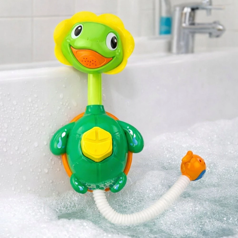Lean Toys Vandens žaislas voniai - vėžlys fontanas