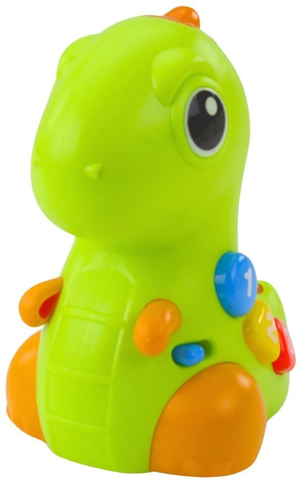 Lean Toys Interaktyvus žaislas vaikams dinozauras su ratais