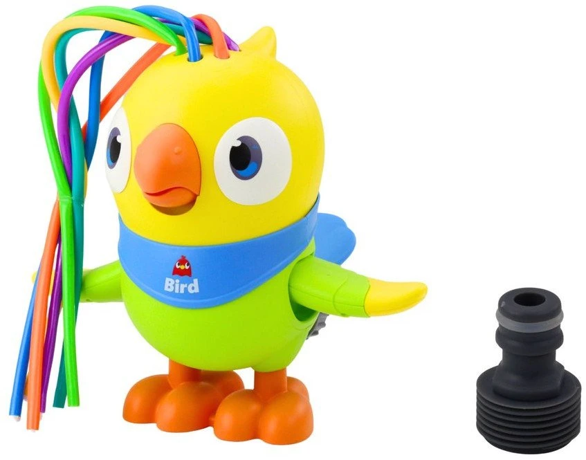 Lean Toys Spalvingas vandens žaislas papūga su judančiais elementais