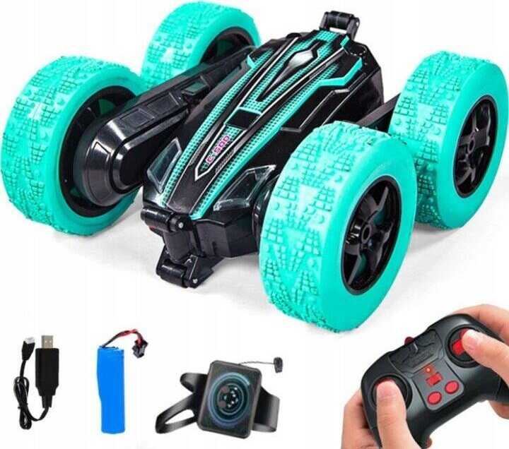 Lean Toys Twister Stunt Car Nuotoliniu būdu valdomas kaskadininkų automobilis
