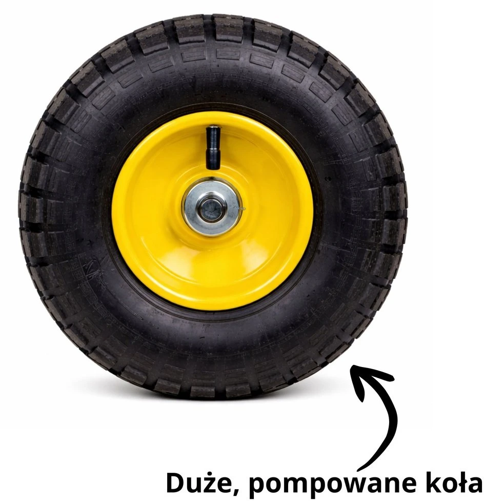 Lean Sulankstomas sodo transportavimo vežimėlis su plienine priekaba, 200 kg