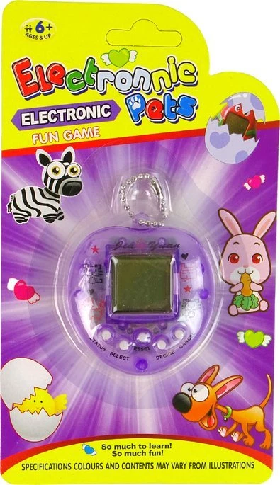 Gra Interaktyvus žaidimas Lean Toys Tamagotchi Animal Violetinė Game