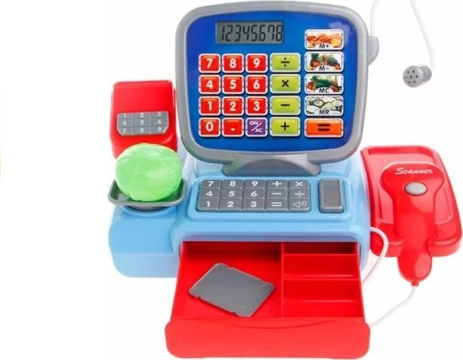 Lean Toys Elektroninis kasos aparatas su barkodų skaitytuvu