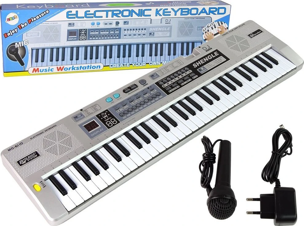 Keyboard Vaikiška klaviatūra Lean Toys MQ-6110 su mikrofonu