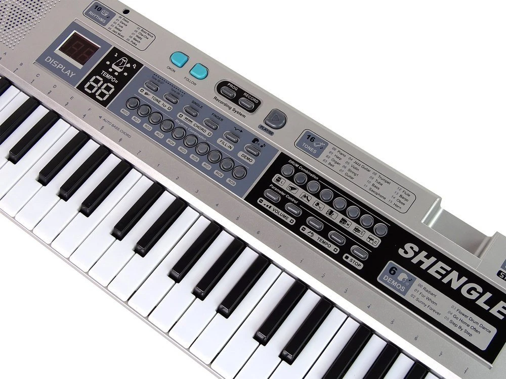 Keyboard Vaikiška klaviatūra Lean Toys MQ-6110 su mikrofonu
