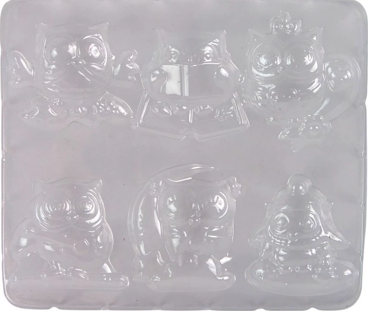 Lean Toys Kūrybinis rinkinys pelėdų magnetams su fluorescenciniais dažais