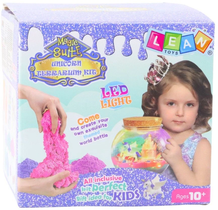 Lean Toys Vienaragio terariumo rinkinys su LED lempa ir nuotolinio valdymo pultu