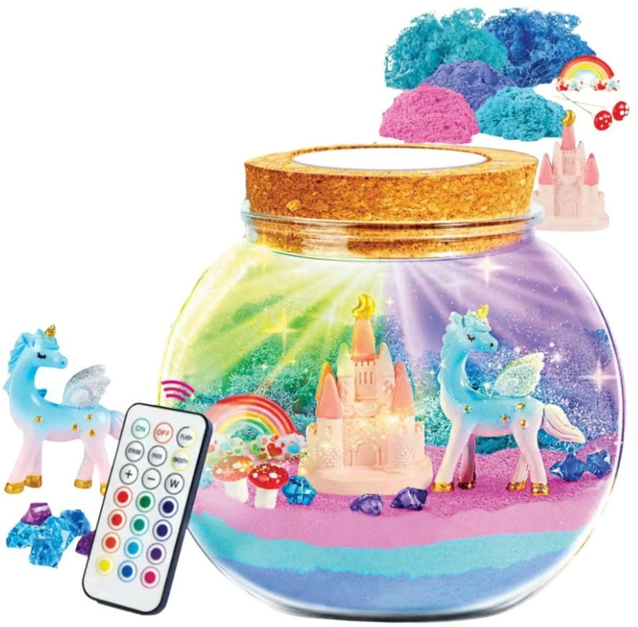 Lean Toys Vienaragio terariumo rinkinys su LED lempa ir nuotolinio valdymo pultu
