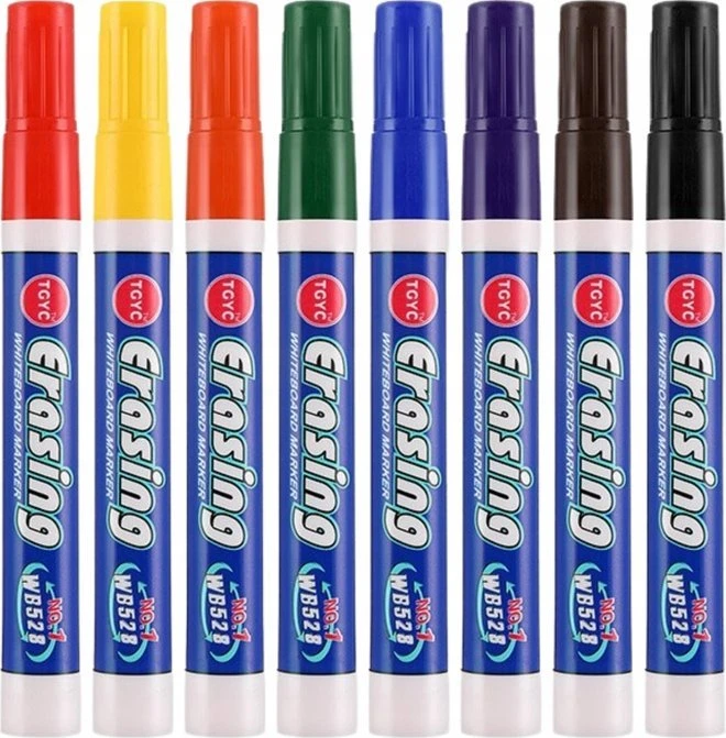 Lean 8 Spalvų Rašymo Lentų Žymeklių Rinkinys