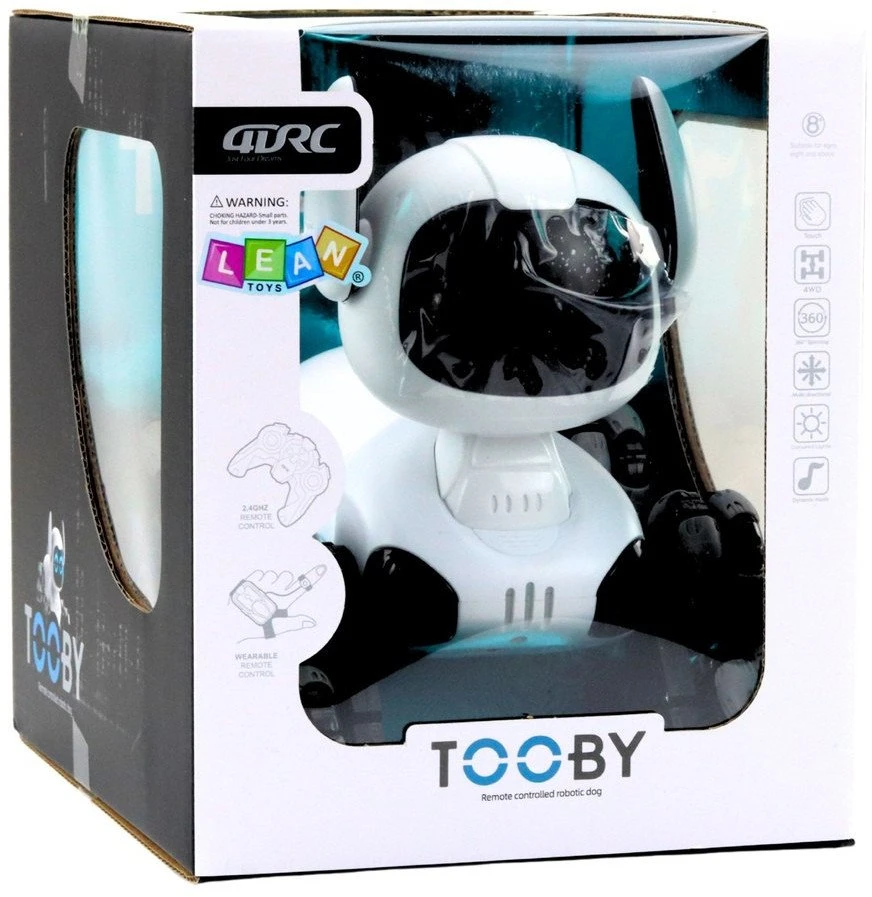 Interaktyvus robotas TOOBY šuo su nuotoliniu valdymu