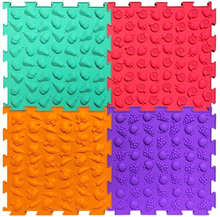 Dėlionė Lean Toys Sensorinis takas 24,5 cm 10 vnt.
