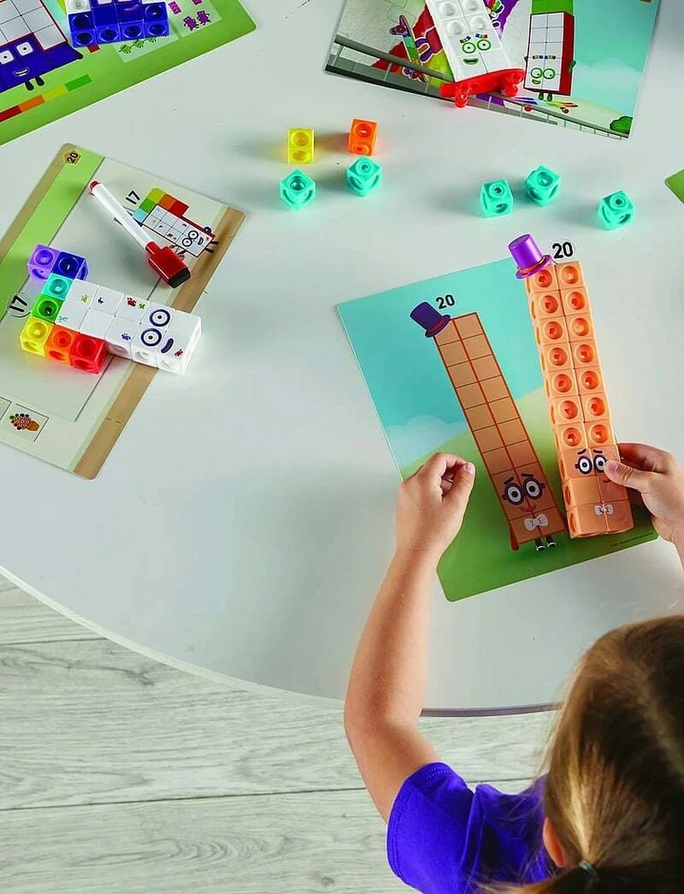 Learning Resources Mokymosi ištekliai – Skaičių blokai – Užduočių rinkinys su skaičiais nuo 11 iki 20 (LSP0950-SCA)