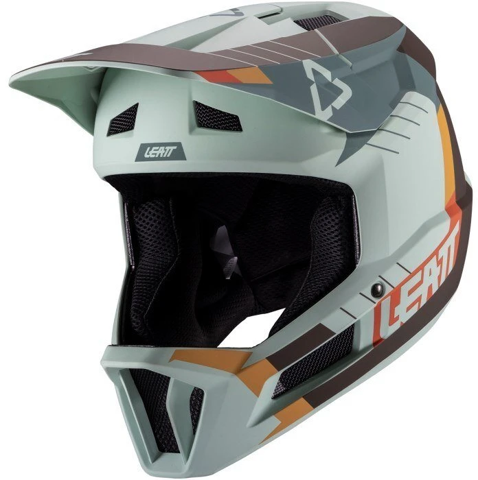 LEATT MTB Gravity 2.0 V25 uždaras dviračių šalmas, L dydis, mėtinė