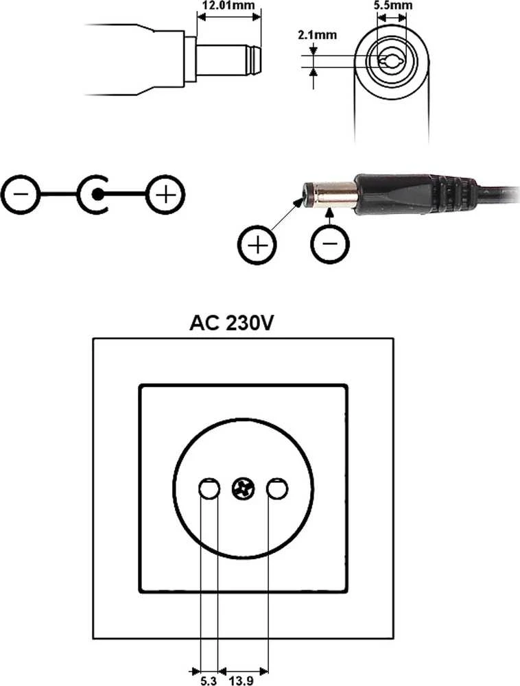 LechPol MAITINIMO BLOKAS PS303 FOR CCTV TESTERS