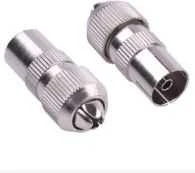 Gniazdo Išmaniojo (Smart TV) ir televizoriaus priedas tv antenos lizdas metaliniam kabeliui
