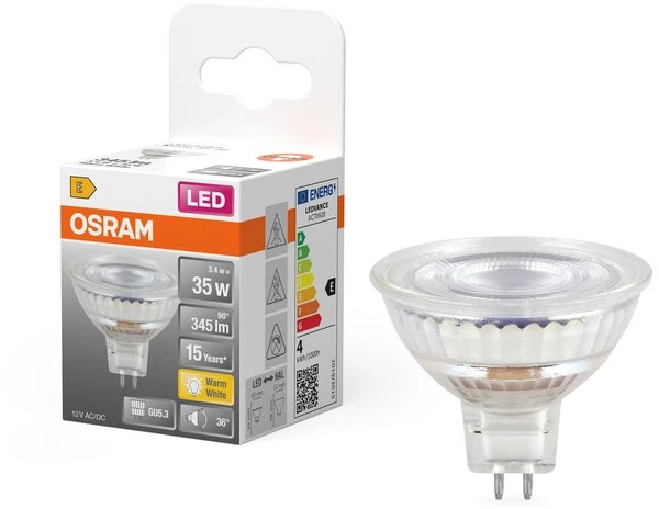 Osram Parathom reflektorinė LED lemputė | 35 W | Šiltos šviesos