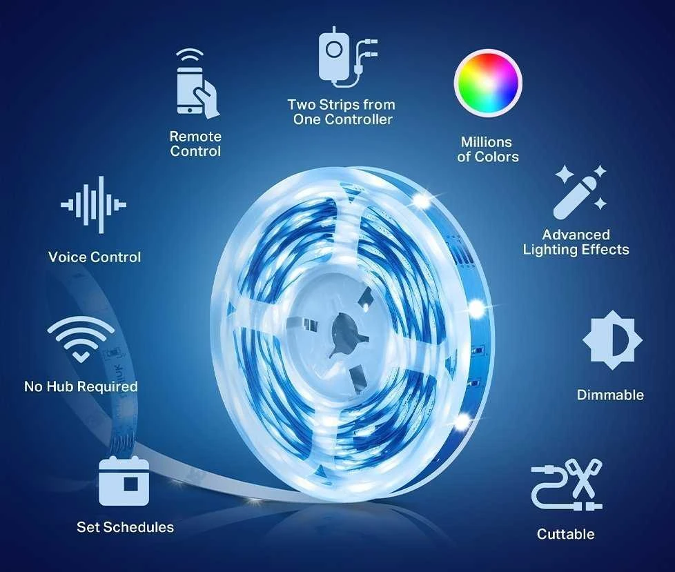 TP-Link LED juostelė L910-10 (10m) daugiaspalvė ES