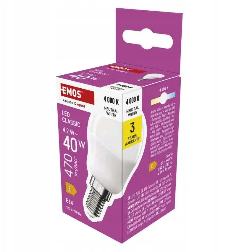 Emos LED lemputė 7,8 W (75 W) E27 A60 siūlas neutrali balta 4000 K 1060 lm ZF5D53 EMOS