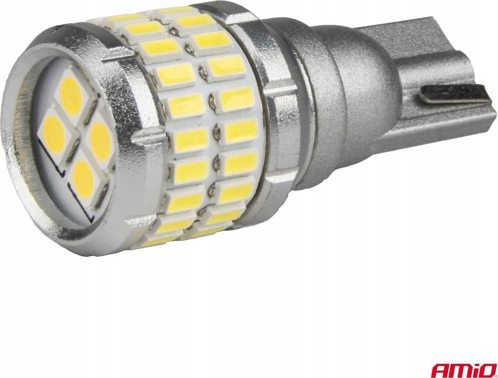 LED lemputės Canbus T15 W16W 48SMD 4SMD 3014 3030 baltos 12V 24V amio-04261