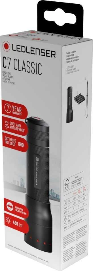 LED Lenser Žibintuvėlis Ledlenser Žibintuvėlis C7 Classic
