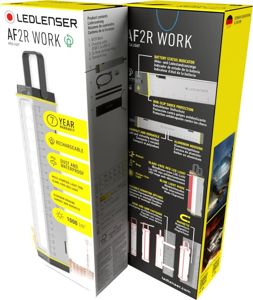 LED Lenser Ledlenser AF2R Work darbinis prožektorius-dėžutė