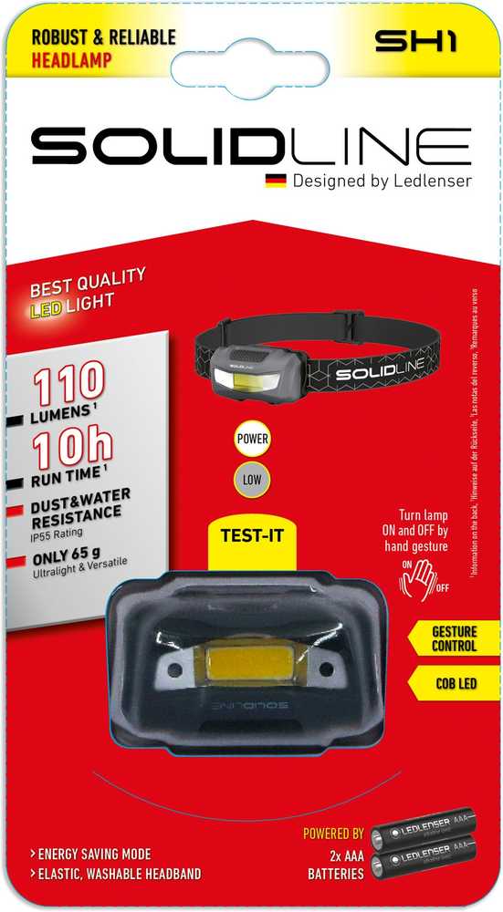 LED Lenser Žibintuvėlis Ledlenser Solidline SH1
