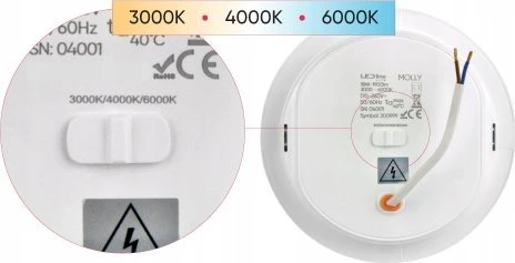Led_Line Įmontuojamas šviestuvas LED Line MOLLY, 24W, 4000°K, LED