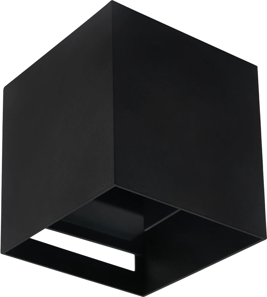 Sieninis šviestuvas Led Line Lite Sieninis lauko šviestuvas CUBE 2x3W 3000K, reguliuojamo švietimo kampo, juodas spalvos