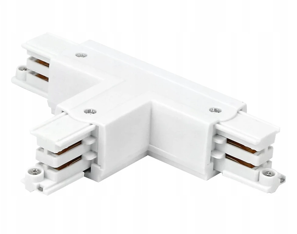 Led Line Prime Jungtis T formos 3 fazių bėgeliui LUMICANTO kairė pusė baltas