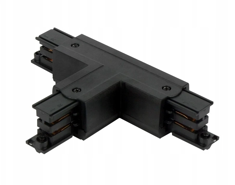 Led Line Prime Jungtis T formos 3 fazių bėgeliui LUMICANTO dešinė pusė juoda