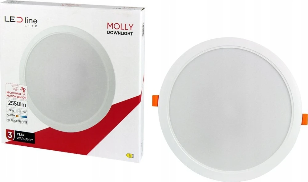 Led_Line Įmontuojamas šviestuvas LED Line MOLLY, 24W, 3000-6000°K,LED